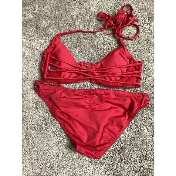 New. PilyQ Rouge Braided Zen Bikini set. Regularly $149 - Picture 7 of 9